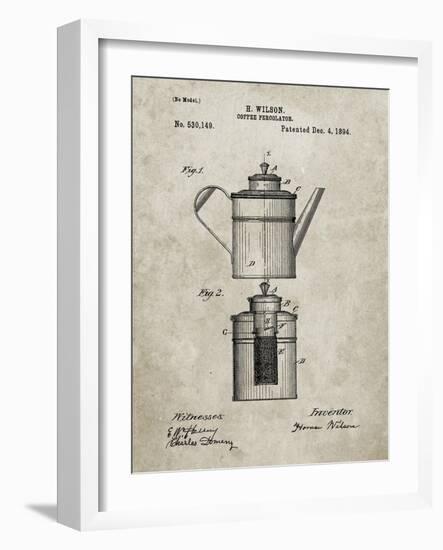 PP27 Sandstone-Borders Cole-Framed Giclee Print