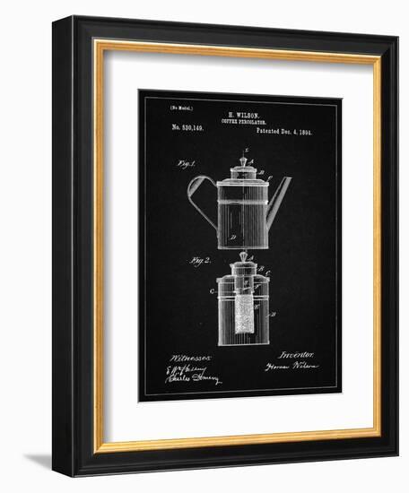 PP27 Vintage Black-Borders Cole-Framed Giclee Print