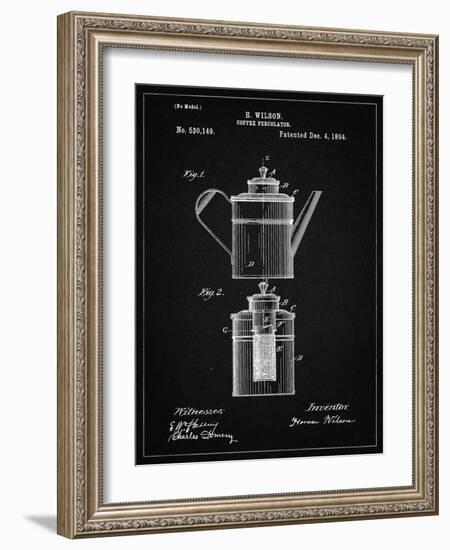 PP27 Vintage Black-Borders Cole-Framed Giclee Print