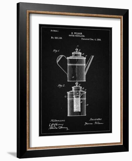 PP27 Vintage Black-Borders Cole-Framed Giclee Print