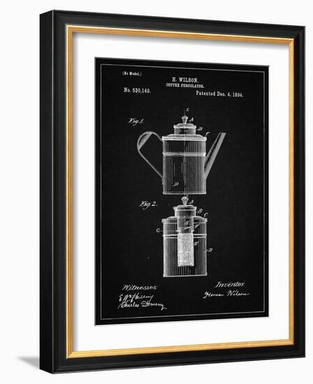 PP27 Vintage Black-Borders Cole-Framed Giclee Print