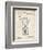 PP27 Vintage Parchment-Borders Cole-Framed Premium Giclee Print
