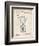 PP27 Vintage Parchment-Borders Cole-Framed Giclee Print