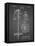 PP270-Black Grid Vintage Ski Pole Patent Poster-Cole Borders-Framed Premier Image Canvas