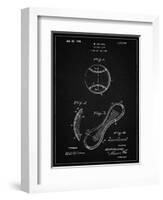 PP271-Vintage Black Vintage Baseball 1924 Patent Poster-Cole Borders-Framed Giclee Print