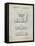 PP276-Antique Grid Parchment Nintendo 64 Patent Poster-Cole Borders-Framed Premier Image Canvas