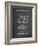 PP276-Chalkboard Nintendo 64 Patent Poster-Cole Borders-Framed Giclee Print