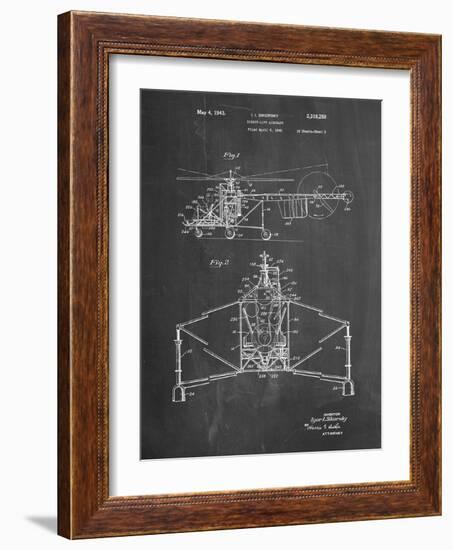 PP28 Chalkboard-Borders Cole-Framed Giclee Print