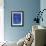 PP28 Faded Blueprint-Borders Cole-Framed Giclee Print displayed on a wall