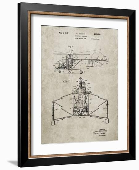 PP28 Sandstone-Borders Cole-Framed Giclee Print