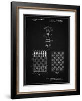 PP286-Vintage Black Speed Chess Game Patent Poster-Cole Borders-Framed Giclee Print