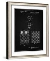 PP286-Vintage Black Speed Chess Game Patent Poster-Cole Borders-Framed Giclee Print