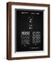 PP286-Vintage Black Speed Chess Game Patent Poster-Cole Borders-Framed Giclee Print