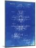 PP29 Faded Blueprint-Borders Cole-Mounted Giclee Print