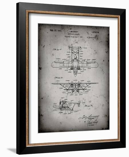 PP29 Faded Grey-Borders Cole-Framed Giclee Print