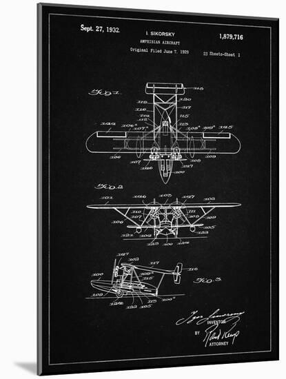 PP29 Vintage Black-Borders Cole-Mounted Giclee Print