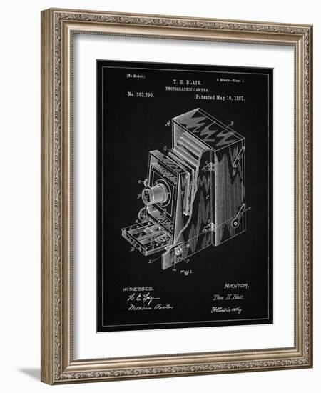 PP301-Vintage Black Lucidograph Camera Patent Poster-Cole Borders-Framed Giclee Print