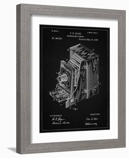 PP301-Vintage Black Lucidograph Camera Patent Poster-Cole Borders-Framed Giclee Print