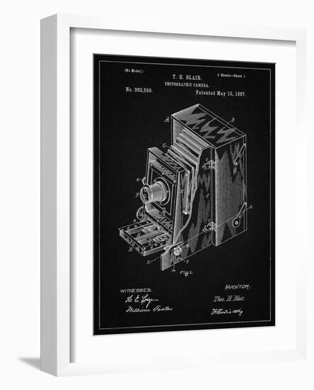 PP301-Vintage Black Lucidograph Camera Patent Poster-Cole Borders-Framed Giclee Print