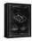 PP319-Black Grunge Cassette Tape Patent Poster-Cole Borders-Framed Premier Image Canvas