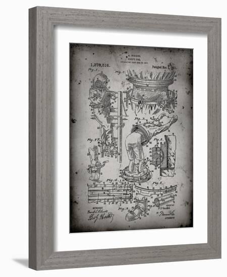 PP32 Faded Grey-Borders Cole-Framed Giclee Print