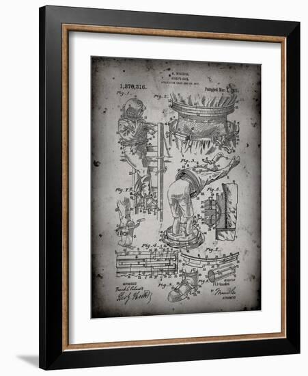 PP32 Faded Grey-Borders Cole-Framed Giclee Print