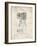 PP33 Vintage Parchment-Borders Cole-Framed Giclee Print
