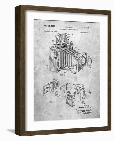 PP34 Slate-Borders Cole-Framed Giclee Print