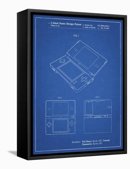 PP346-Blueprint Nintendo DS Patent Poster-Cole Borders-Framed Premier Image Canvas