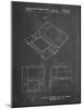 PP346-Chalkboard Nintendo DS Patent Poster-Cole Borders-Mounted Giclee Print
