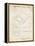 PP346-Vintage Parchment Nintendo DS Patent Poster-Cole Borders-Framed Premier Image Canvas