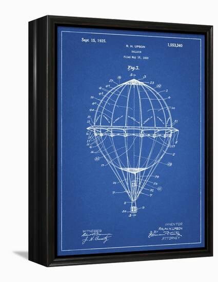 PP36 Blueprint-Borders Cole-Framed Premier Image Canvas