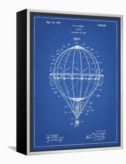 PP36 Blueprint-Borders Cole-Framed Premier Image Canvas