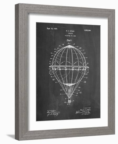 PP36 Chalkboard-Borders Cole-Framed Giclee Print