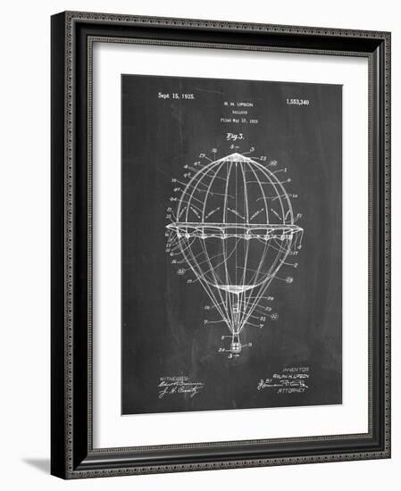 PP36 Chalkboard-Borders Cole-Framed Giclee Print