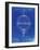 PP36 Faded Blueprint-Borders Cole-Framed Giclee Print