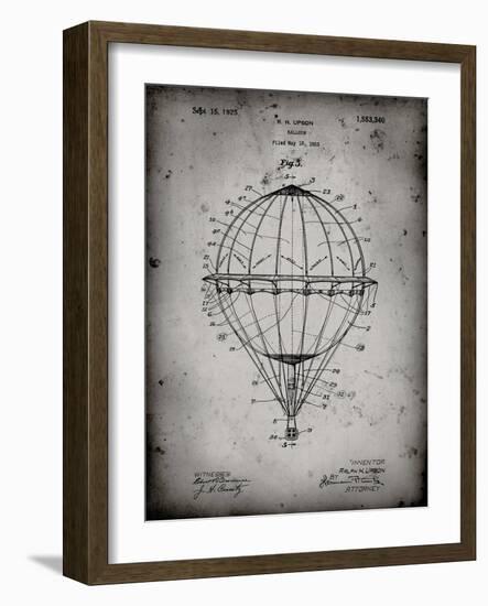 PP36 Faded Grey-Borders Cole-Framed Giclee Print