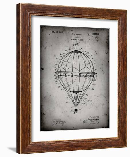 PP36 Faded Grey-Borders Cole-Framed Giclee Print