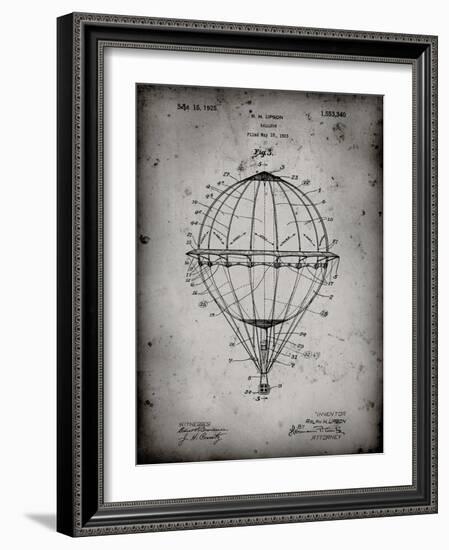 PP36 Faded Grey-Borders Cole-Framed Giclee Print