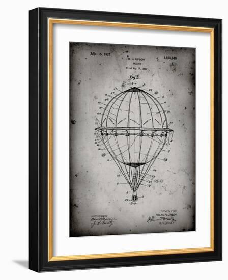 PP36 Faded Grey-Borders Cole-Framed Giclee Print