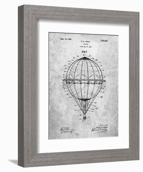 PP36 Slate-Borders Cole-Framed Giclee Print