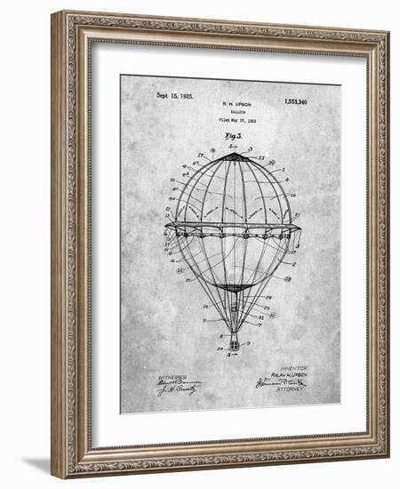 PP36 Slate-Borders Cole-Framed Giclee Print