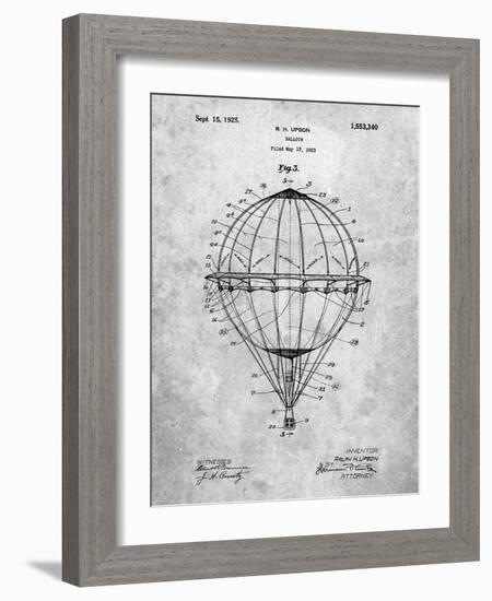 PP36 Slate-Borders Cole-Framed Giclee Print