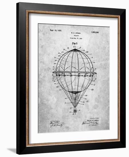 PP36 Slate-Borders Cole-Framed Giclee Print