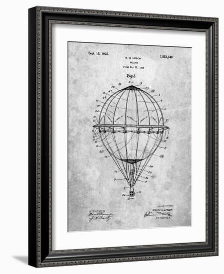 PP36 Slate-Borders Cole-Framed Giclee Print