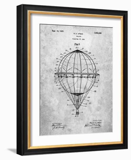 PP36 Slate-Borders Cole-Framed Giclee Print