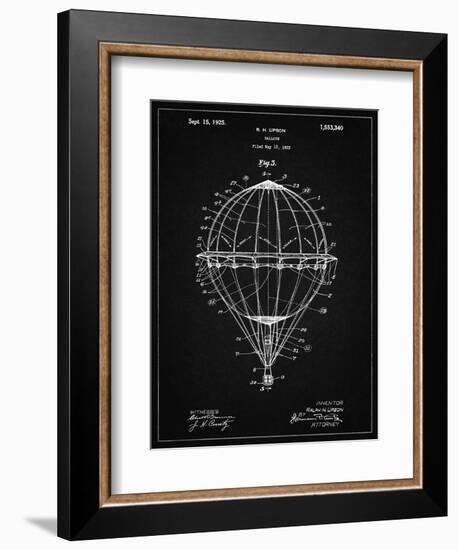 PP36 Vintage Black-Borders Cole-Framed Giclee Print