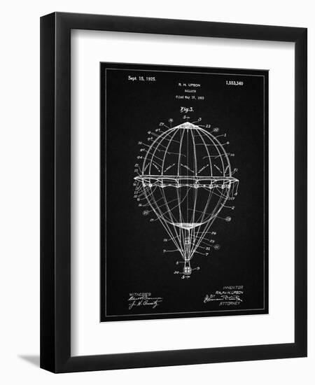 PP36 Vintage Black-Borders Cole-Framed Giclee Print