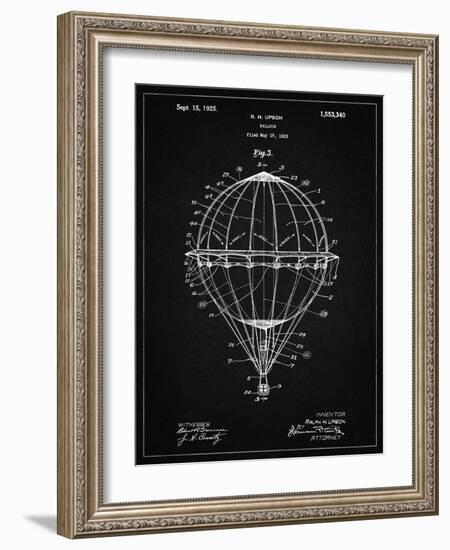 PP36 Vintage Black-Borders Cole-Framed Giclee Print