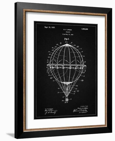 PP36 Vintage Black-Borders Cole-Framed Giclee Print